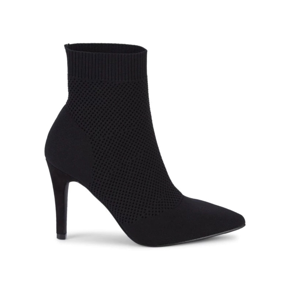 MIA Black McKinley Perforated Sock Booties